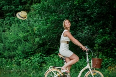 Girl on a Bike commercial Portraits