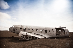 Old Crashed plane Iceland