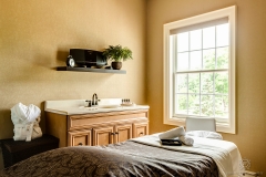 Peaceful Spa room commercial photography