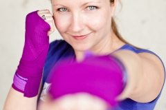 Creative kickboxing portraits