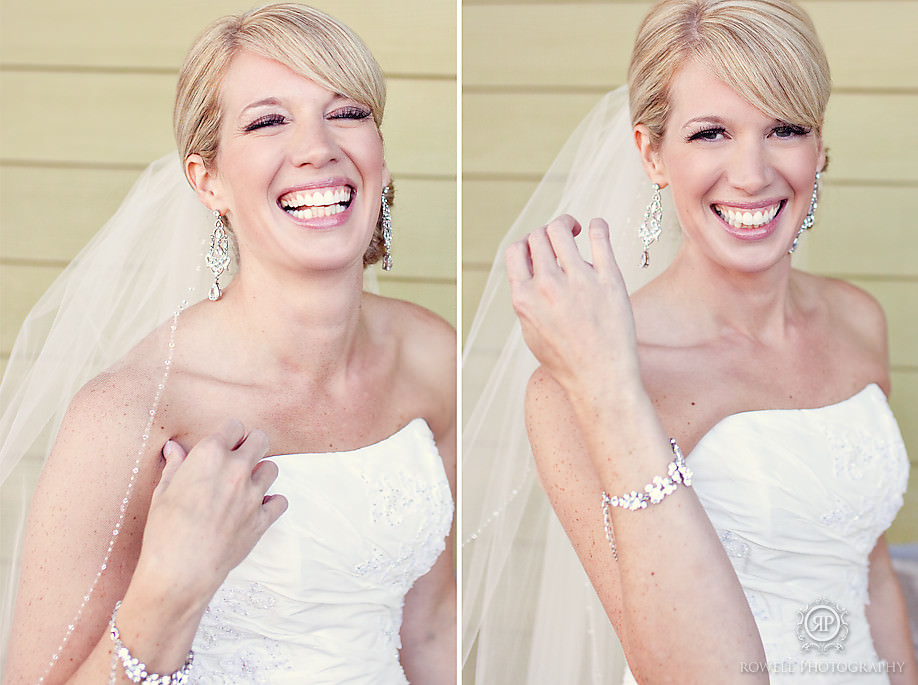 Bridal Portrait Collingwood Ontario Wedding Blue Mountain Resort