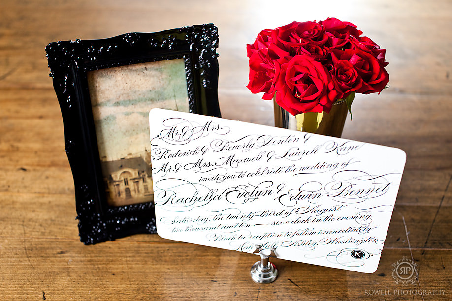 Sweet peony press rose and invite