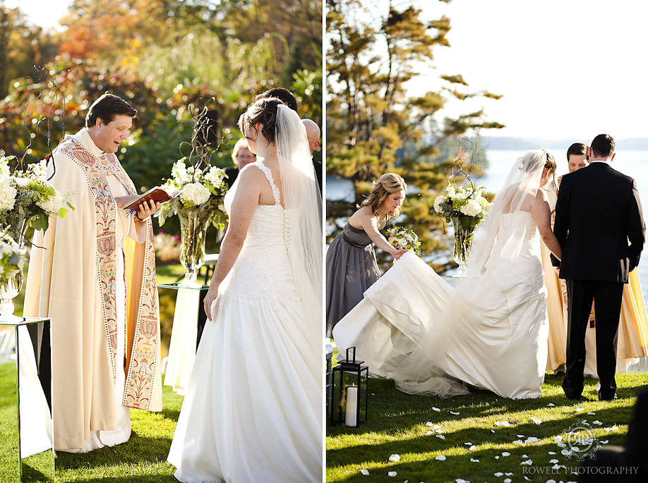 wedding ceremony muskoka