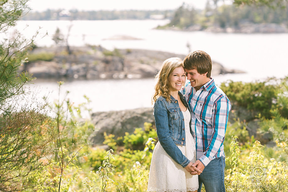 Romantic Canadian engagement