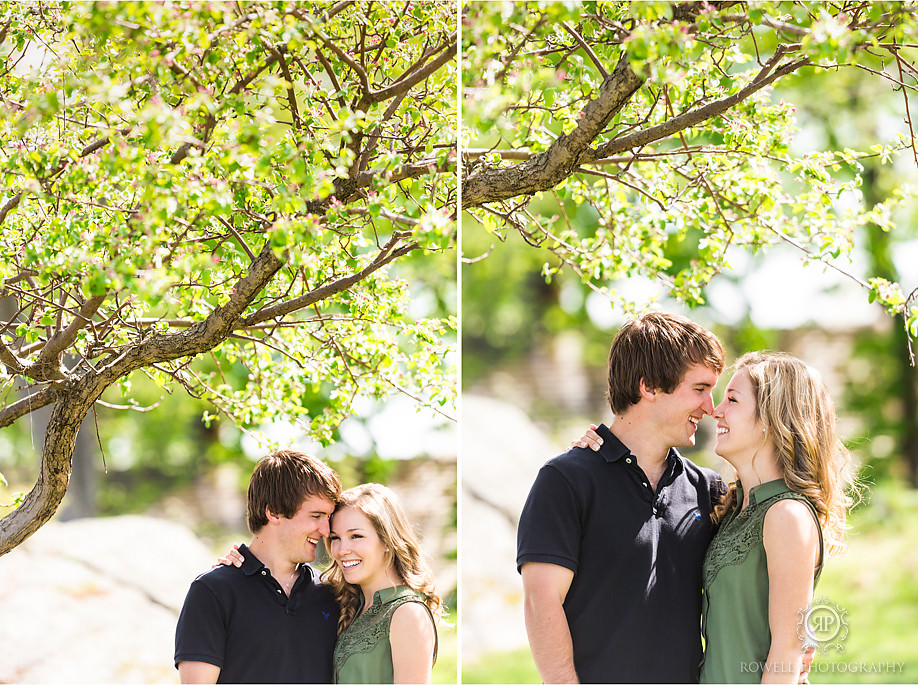 Muskoka engagement session georgian bay