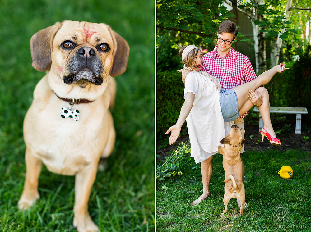 backyard engagement photography Hamilton ontario