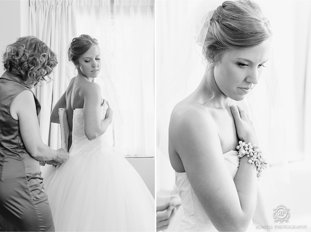 Bride getting ready Glen Erin Inn Mississauga