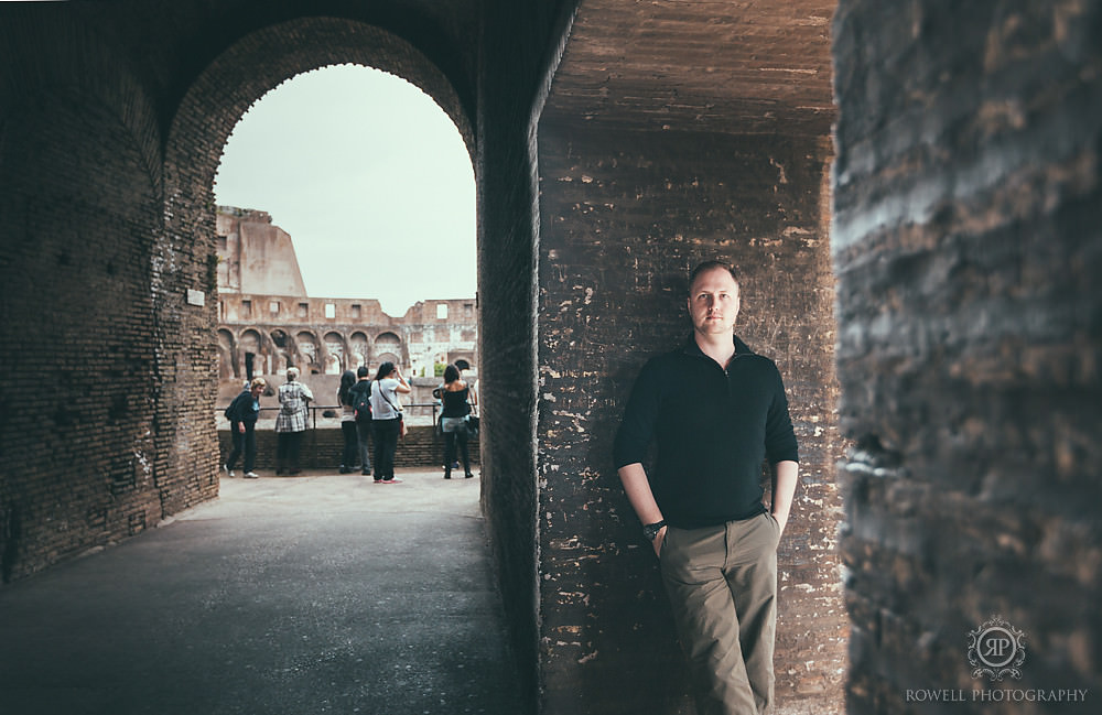 Rome Italy destination portrait photography colesseum