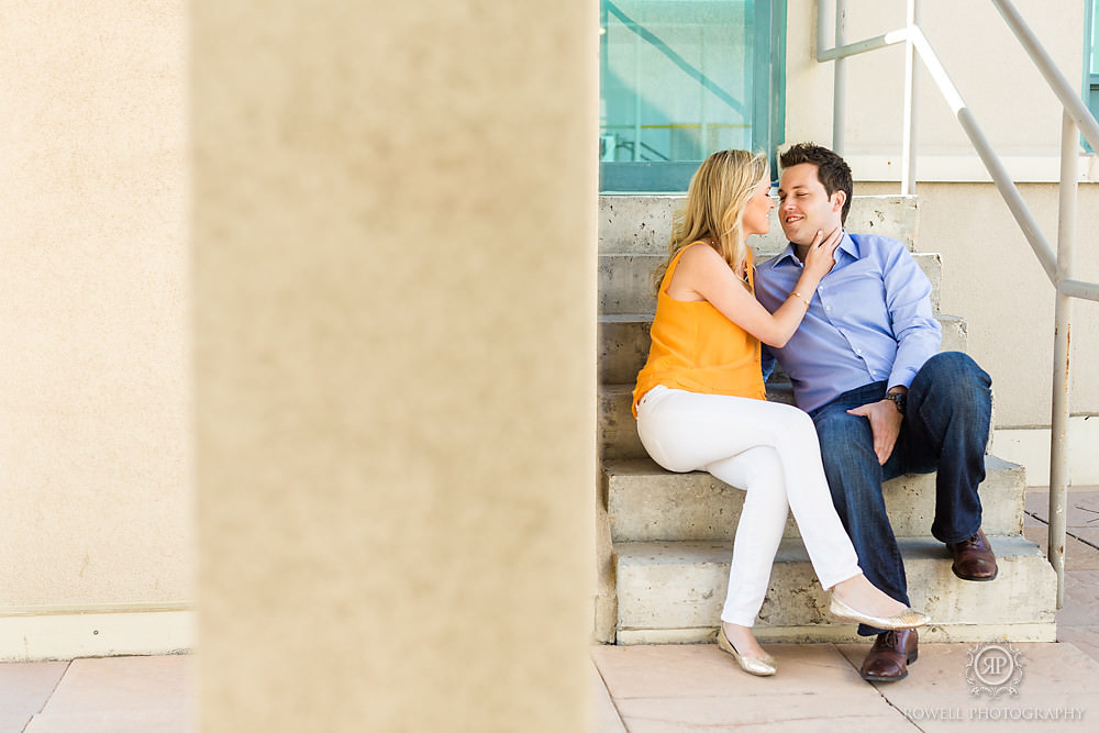 sweet couples toronto rooftop engagement session