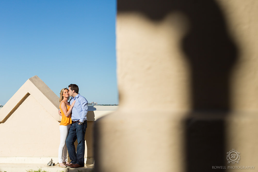 toronto rooftop engagement session