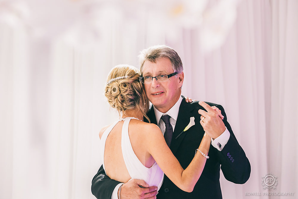 father daughter dance at Muskoka wedding