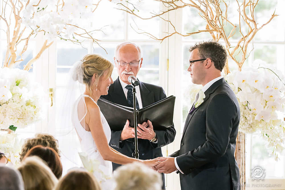 muskoka wedding ceremony photos