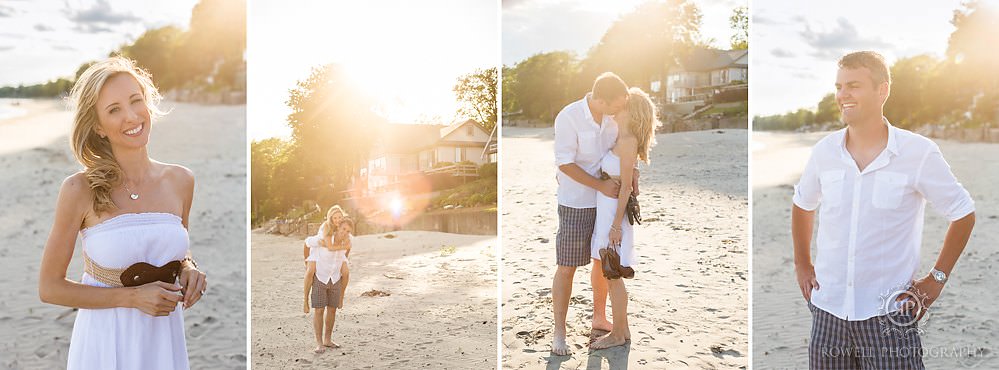 beach pre-wedding engagement session canada