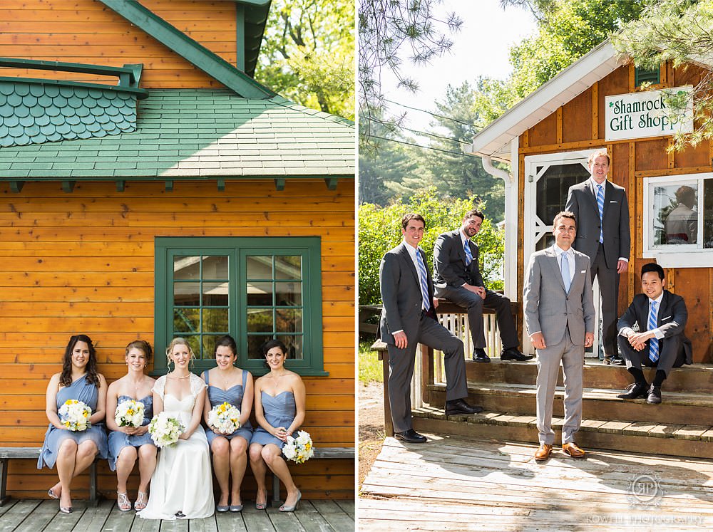 muskoka bridal party portraits