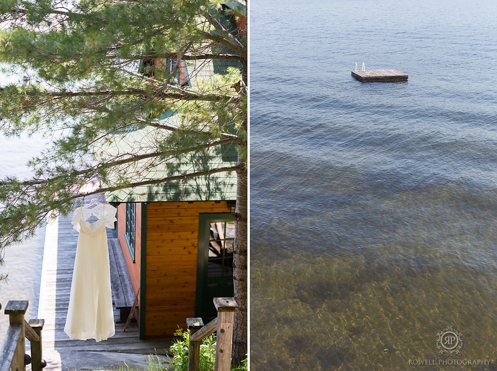 Muskoka wedding dress