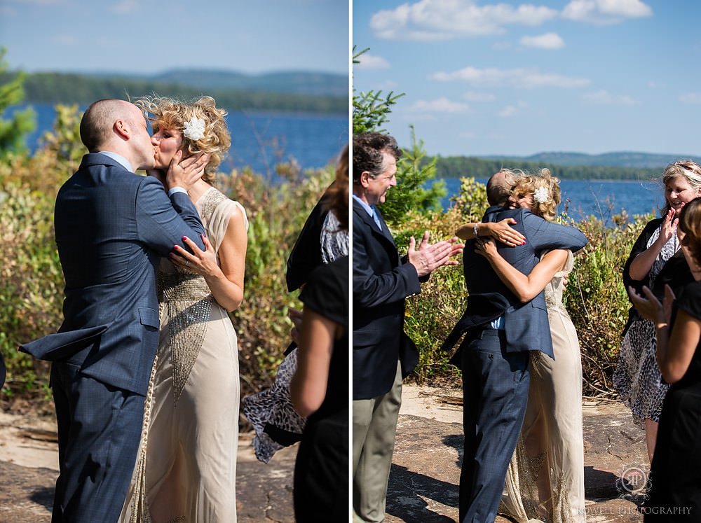 algonquin park wedding ceremony killarney