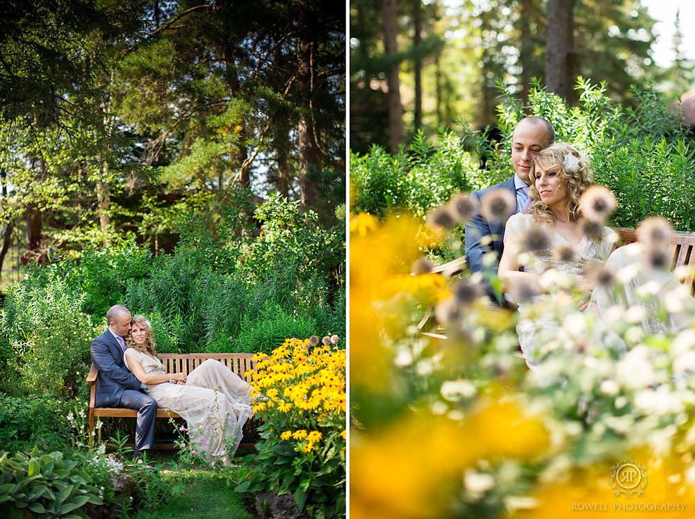 beatiful wedding photography algonquin canada