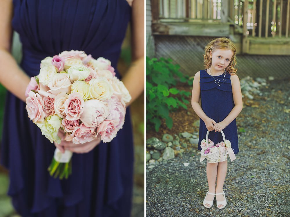 flower girl with Rachel a Clingen flower basket