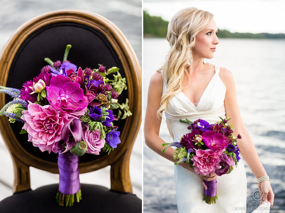 rachel clingen bouquet in muskoka