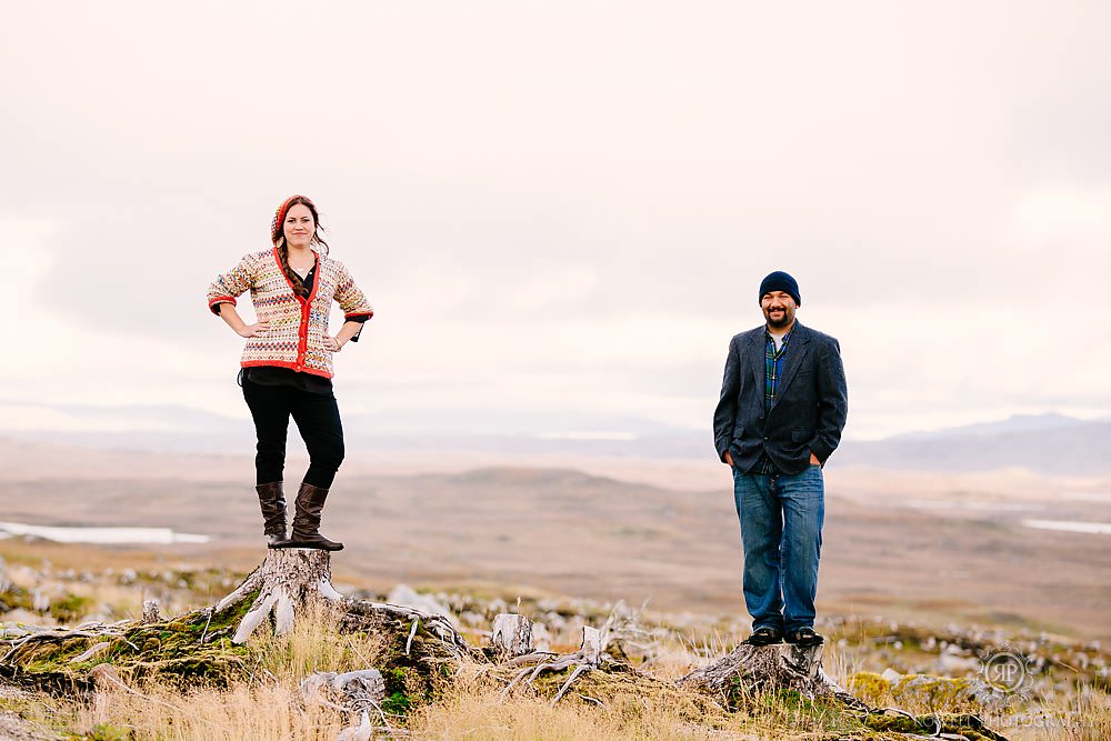 creative scotland pre-wedding engagement photos