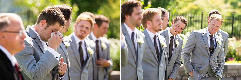 emotional groom wedding photos