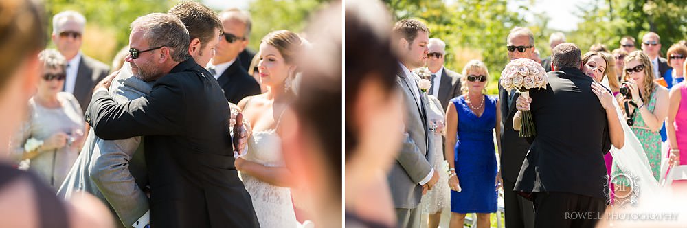 muskoka wedding ceremony