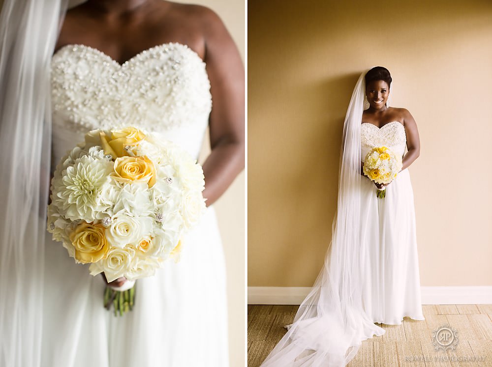 pretty bridal portraits muskoka