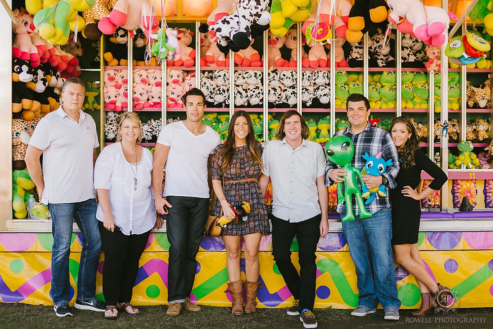 family portraits at the fair in canada