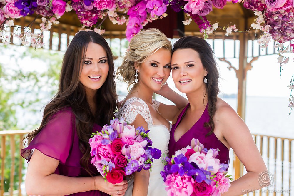 gorgeous bridesmaids at taboo resort