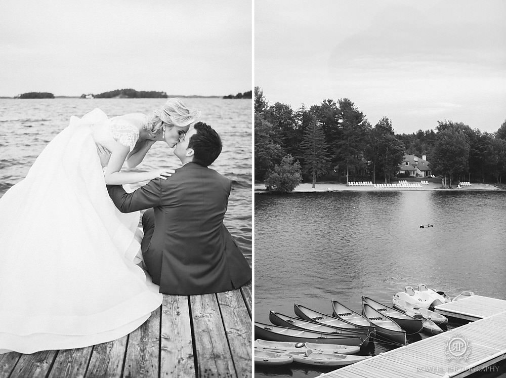 lake muskoka wedding canada