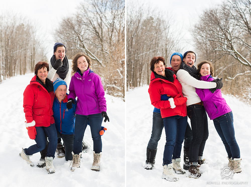 Candid canadian family photography