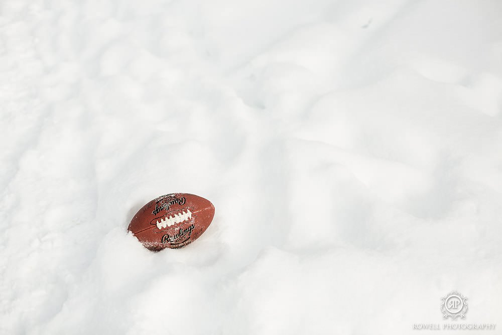 football in the winter