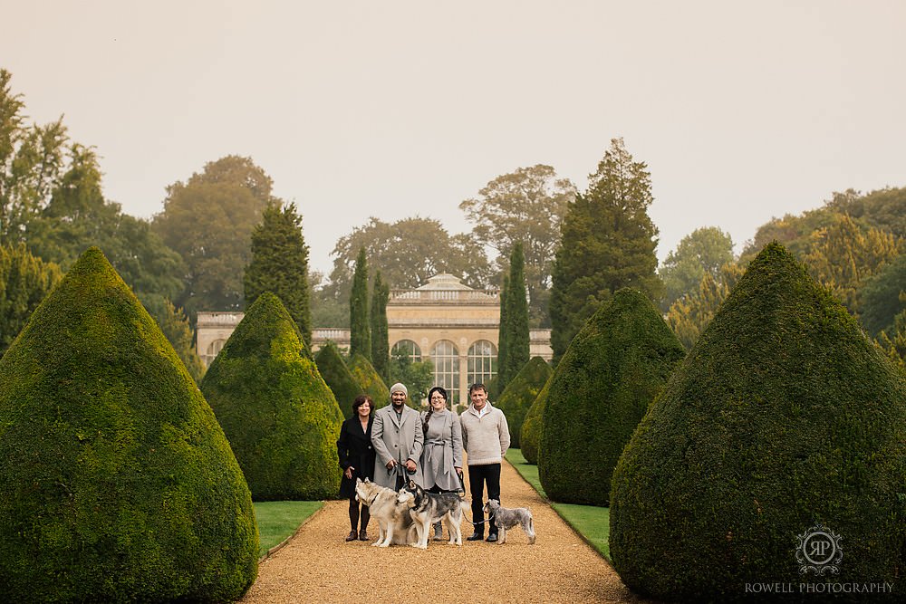 Castle Ashby  Gardens family portraits