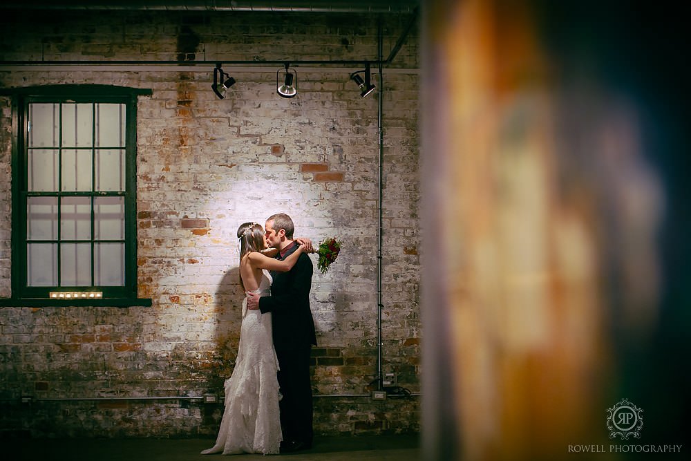 gorgeous wedding photos at Toronto distillery gallery arta