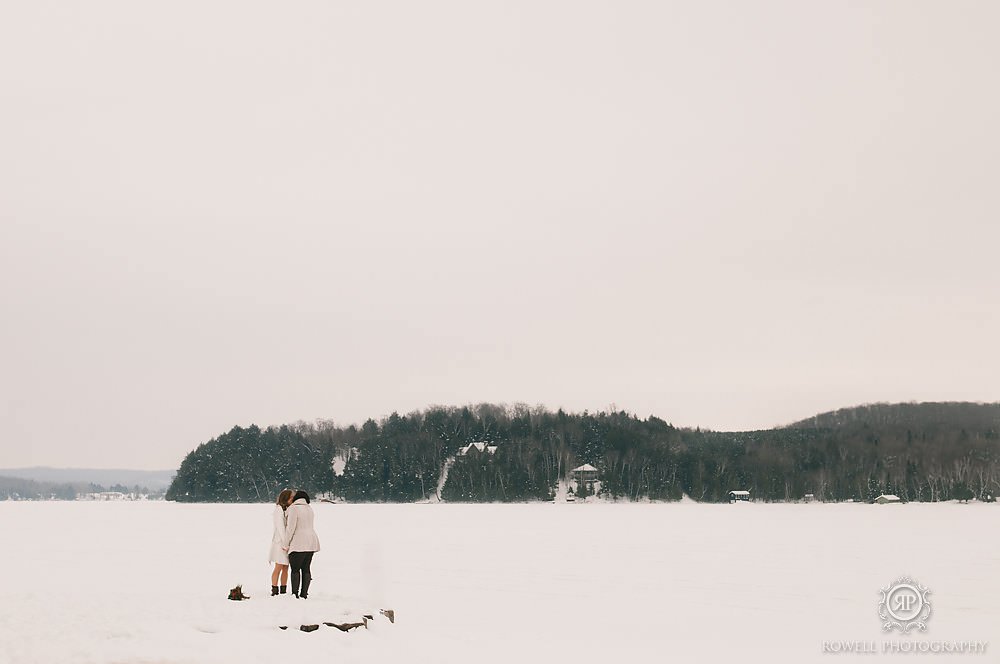 romantic winter lesbian wedding