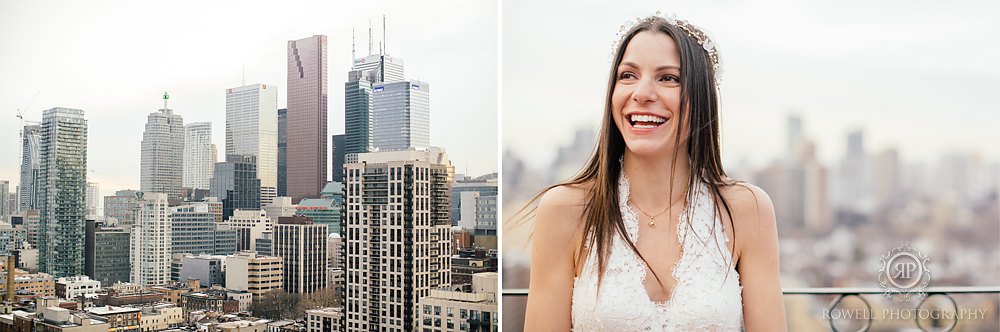 rooftop bridal photos toronto-1