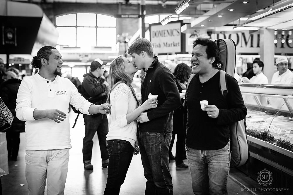 toronto pre wedding photos at st lawrence market