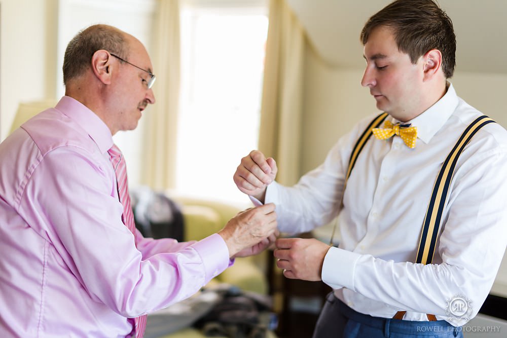 groom getting ready windermere house