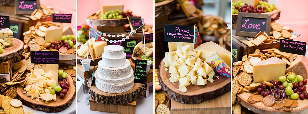 wedding cheese table