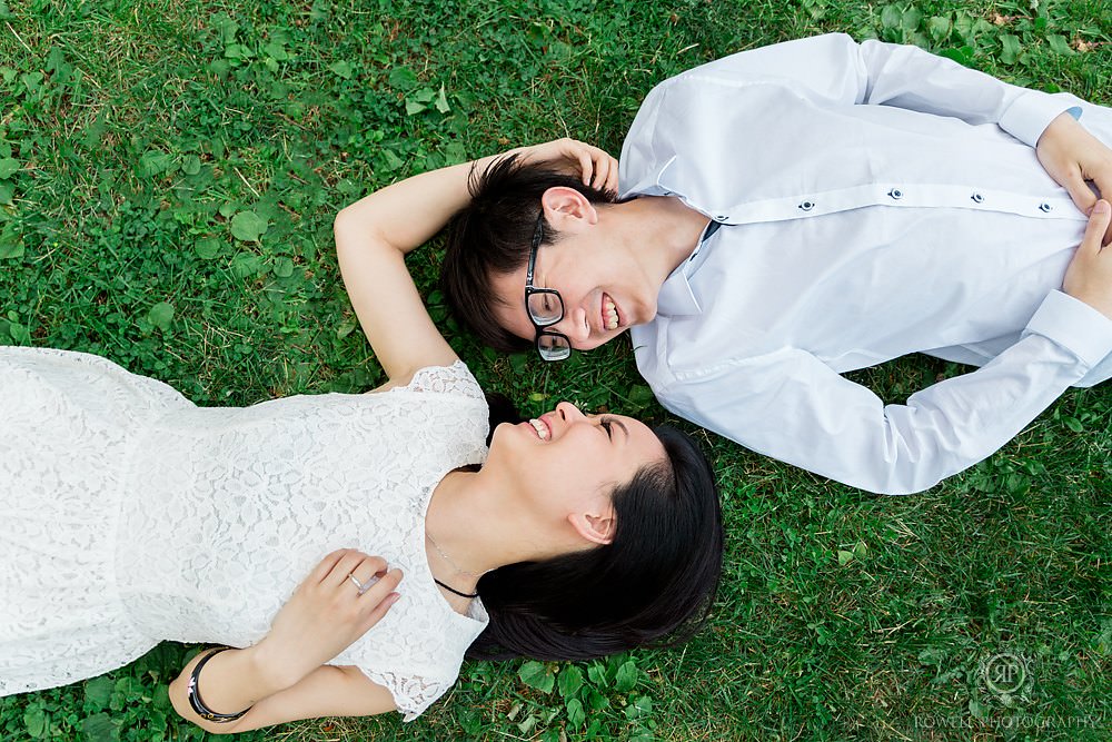 cute toronto canada pre-wedding portraits