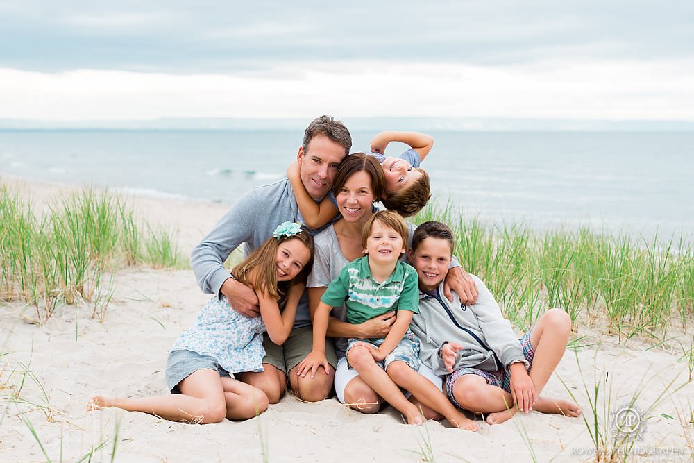 canadian beach family portraits