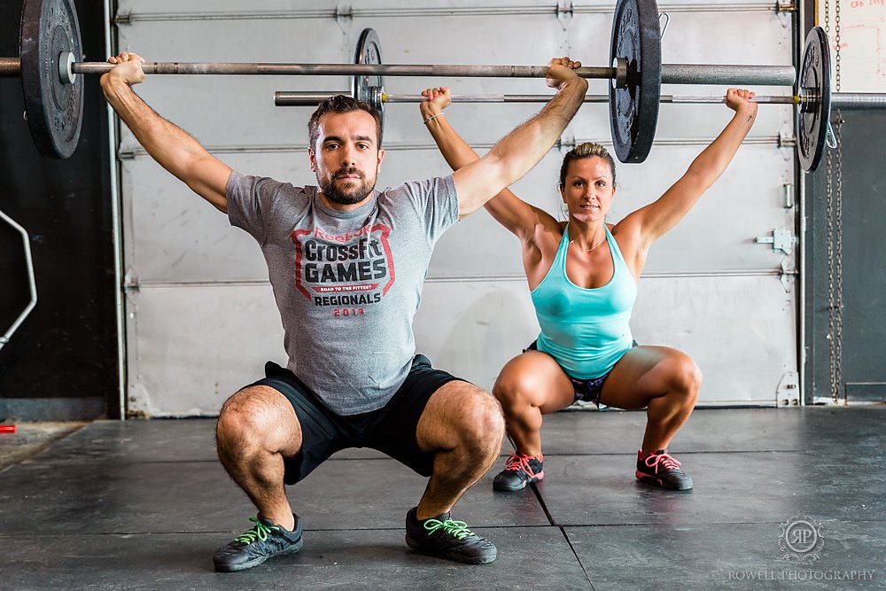 crossfit themed engagement in barrie ontario