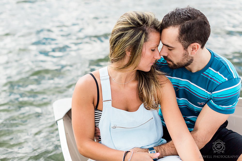 romantic georgian bay engagement session