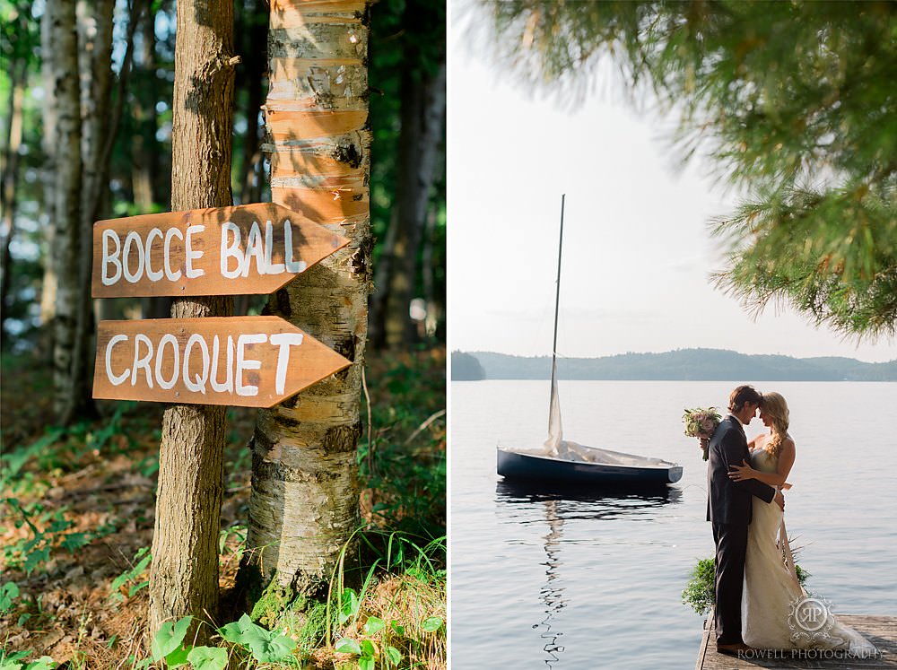 romantic muskoka wedding