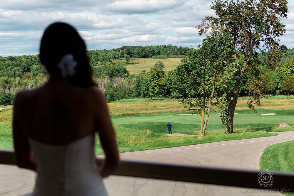 first look barrie ontario wedding