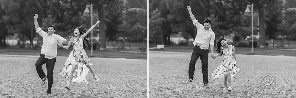 fun toronto engagement session