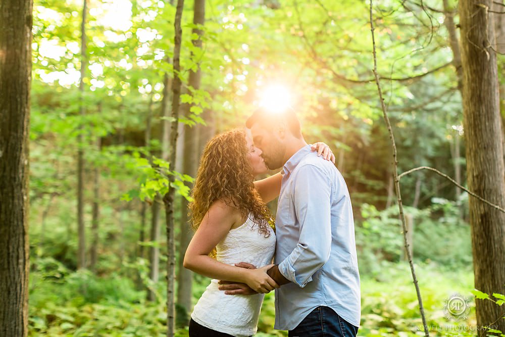 sunset engagement session barrie, canada