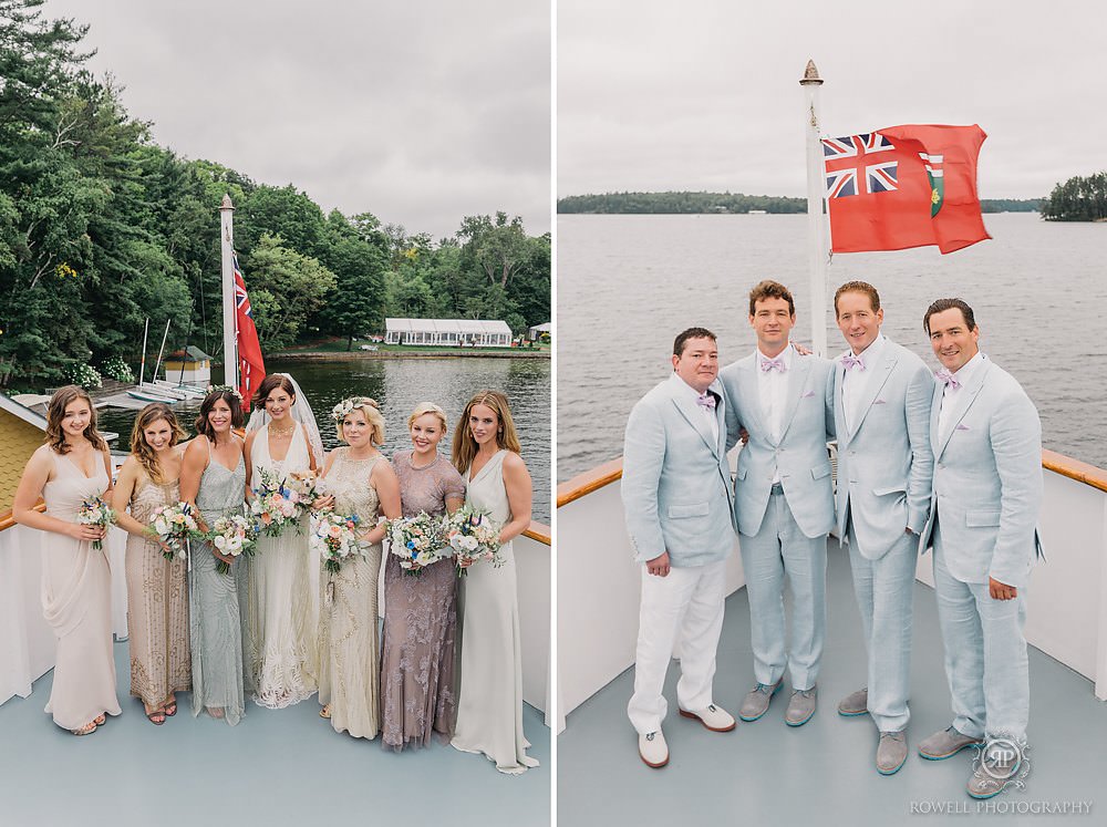 bridal party muskoka llanlar photos