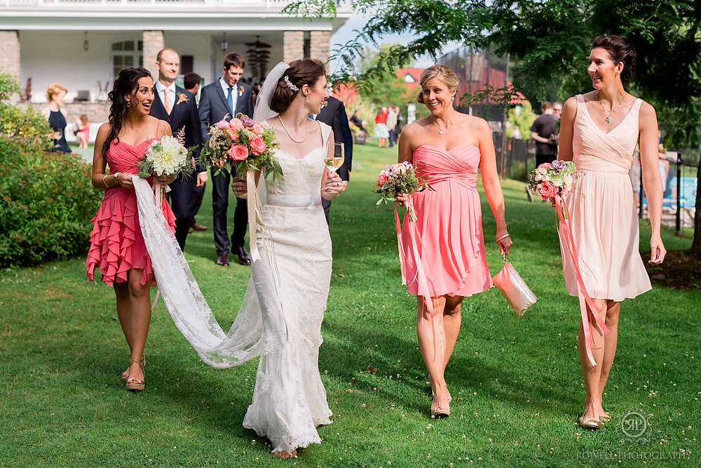 bridemaids muskoka wedding