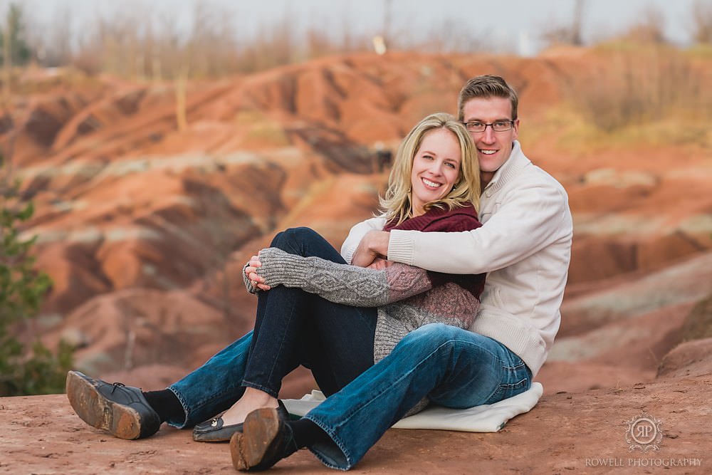 cheotenham badlands engagement photography